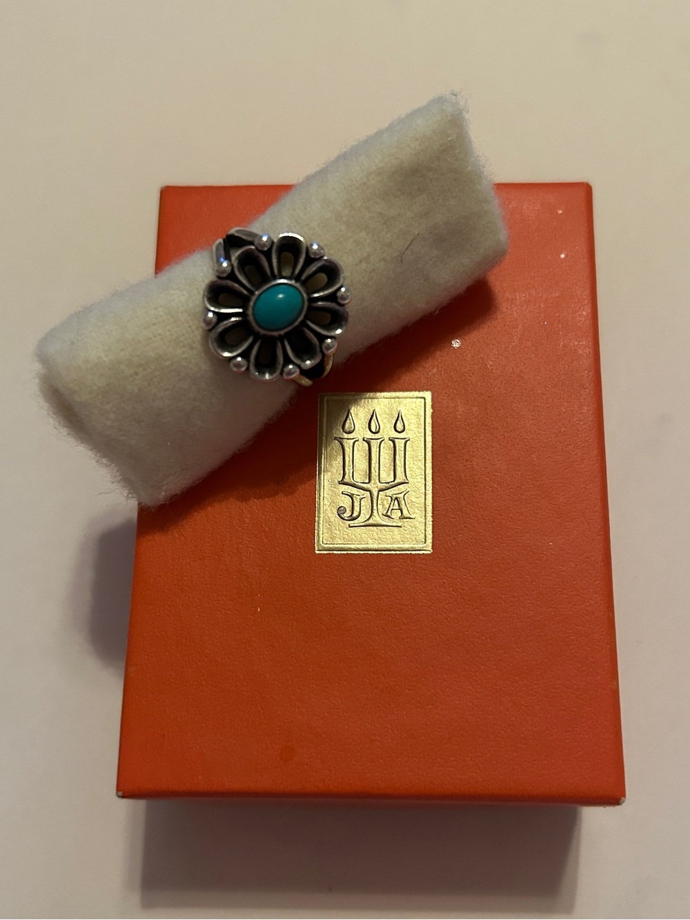 James Avery De Flores Turquoise Ring Size 6